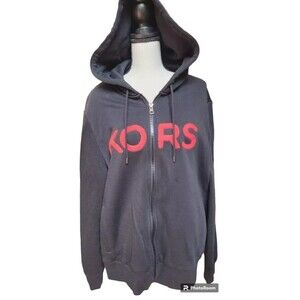 Michael Kors Hoodie Size XL Black Full Zip